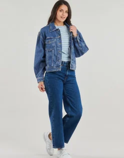 Guess Vestes^- OVERSIZE TRUCKER JACKET
