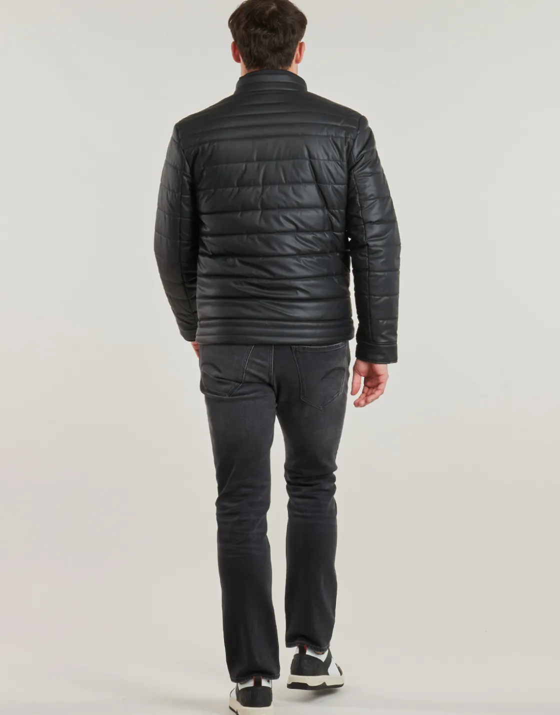 Guess - QUILTED BIKER Noir Sale