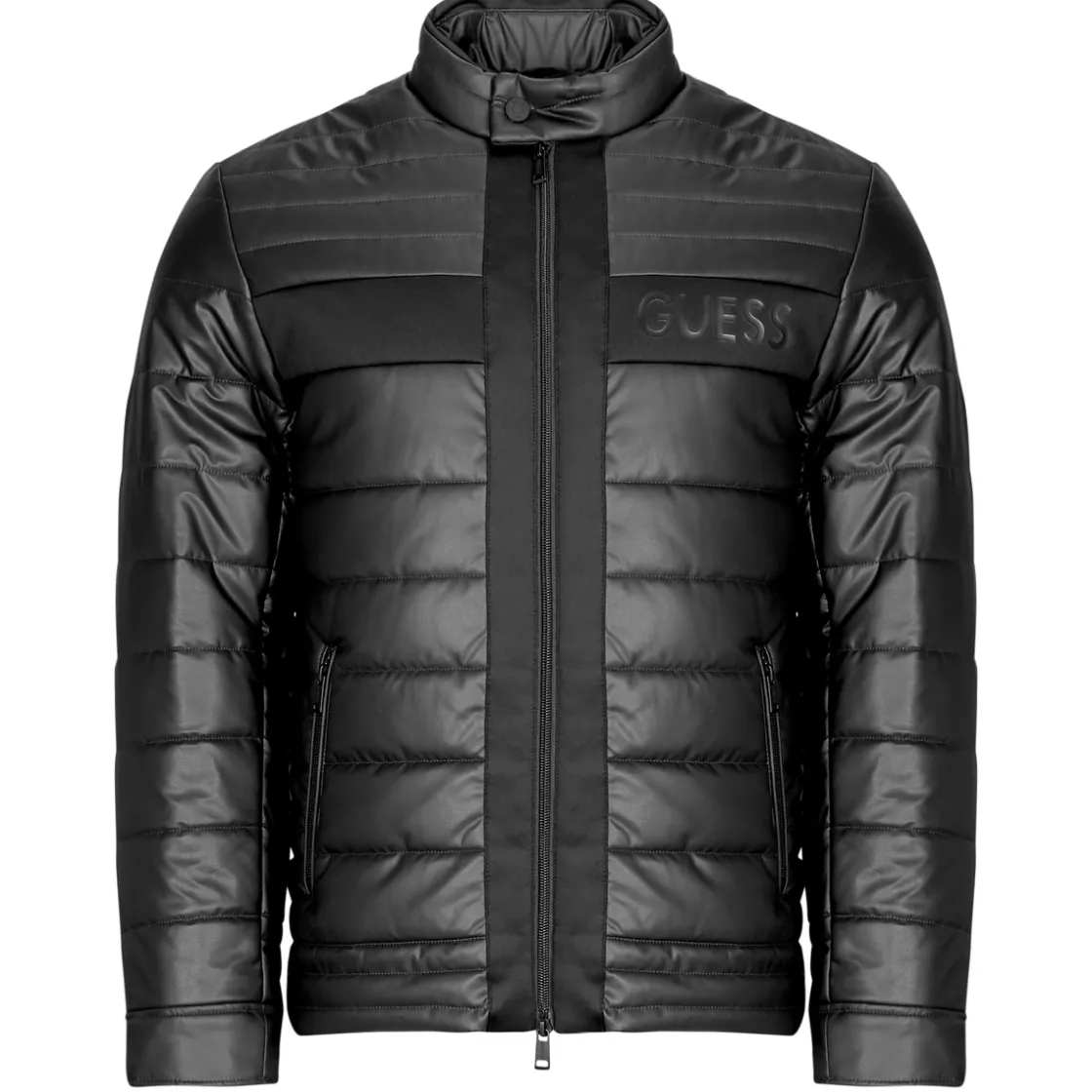 Guess - QUILTED BIKER Noir Sale