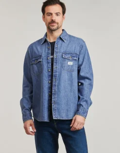 Guess - REGULAR LS DENIM SHIRT Jean New