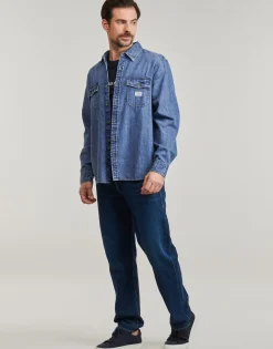 Guess - REGULAR LS DENIM SHIRT Jean New