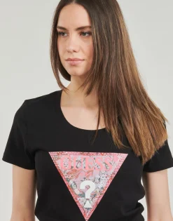 Guess T-shirts & Polos^- RN SATIN TRIANGLE