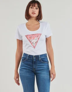 Guess - RN SATIN TRIANGLE Blanc Discount