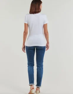 Guess - RN SATIN TRIANGLE Blanc Discount