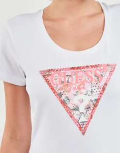 Guess - RN SATIN TRIANGLE Blanc Discount