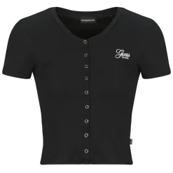 Guess - SL CN SNAP EMBRO SLIM TOP< T-shirts & Polos
