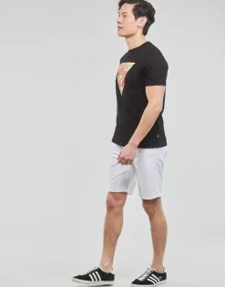 Guess - SS BSC ABSTRACT TRI LOGO TEE Noir