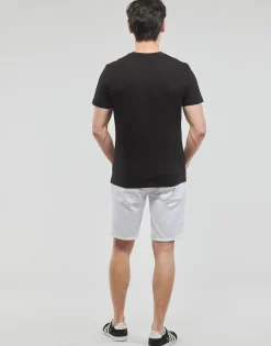 Guess - SS BSC ABSTRACT TRI LOGO TEE Noir