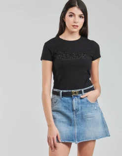 Guess - SS CN ASTRELLE TEE Noir Discount