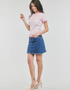 Guess - SS CN EDURNE TEE Rose