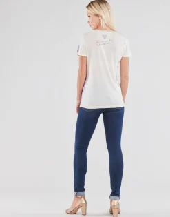 Guess T-shirts & Polos^- SS CN IRIS TEE