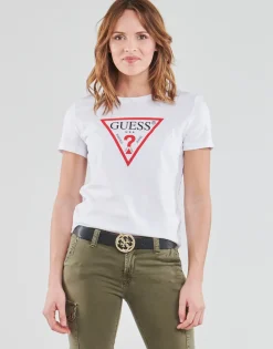 Guess - SS CN ORIGINAL TEE Blanc Best