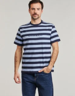 Guess T-shirts & Polos^- SS CN REG STRIPED YD TEE
