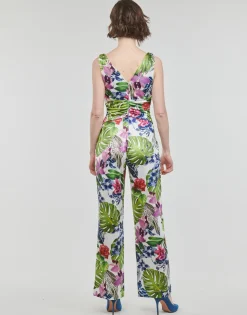 Guess - SS COWL POPLIA OVERALL Multicolore Hot