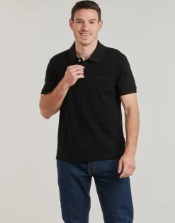 Guess - SS EMBRO LOGO POLO Noir Best