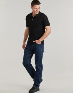 Guess - SS EMBRO LOGO POLO Noir Best