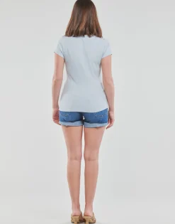 Guess T-shirts & Polos^- SS KARLEE JEWEL BTN HENLEY
