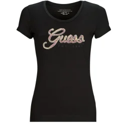 Guess - SS RN SCRIPT TEE< T-shirts & Polos