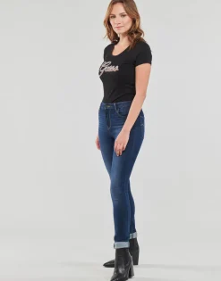 Guess - SS RN SCRIPT TEE< T-shirts & Polos