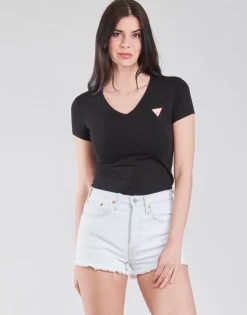 Guess - SS VN MINI TRIANGLE TEE< T-shirts & Polos