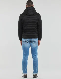 Guess - STRETCH HOODIE JACKET Noir Sale