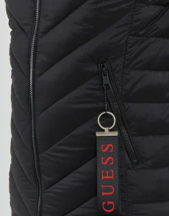 Guess - STRETCH HOODIE JACKET Noir Sale