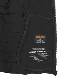 Guess - STRETCH HOODIE JACKET Noir Sale