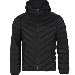 Guess - STRETCH HOODIE JACKET Noir Sale