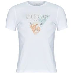 Guess - TRIANGLE TEE Blanc Outlet