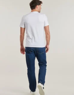 Guess - TRIANGLE TEE Blanc Outlet