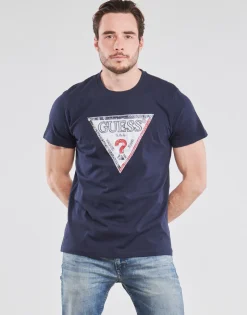 Guess - TRIESLEY CN SS TEE Marine Discount