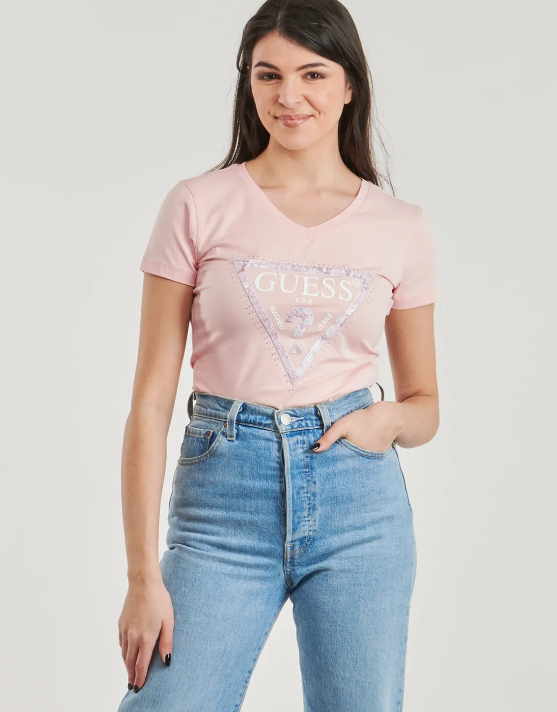 Guess T-shirts & Polos^- VN PYTHON TRIANGLE