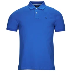 Hackett - ESSENTIALS SLIM FIT LOGO Bleu Sale