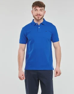 Hackett - ESSENTIALS SLIM FIT LOGO Bleu Sale