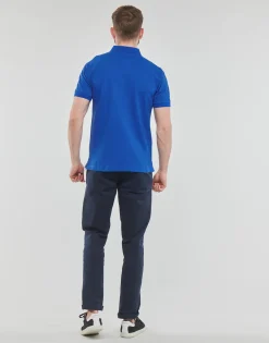 Hackett - ESSENTIALS SLIM FIT LOGO Bleu Sale
