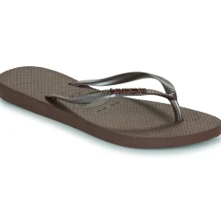 Havaianas - SLIM LOGO METALLIC Marron Clearance