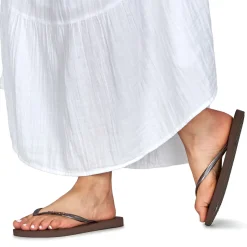 Havaianas - SLIM LOGO METALLIC Marron Clearance