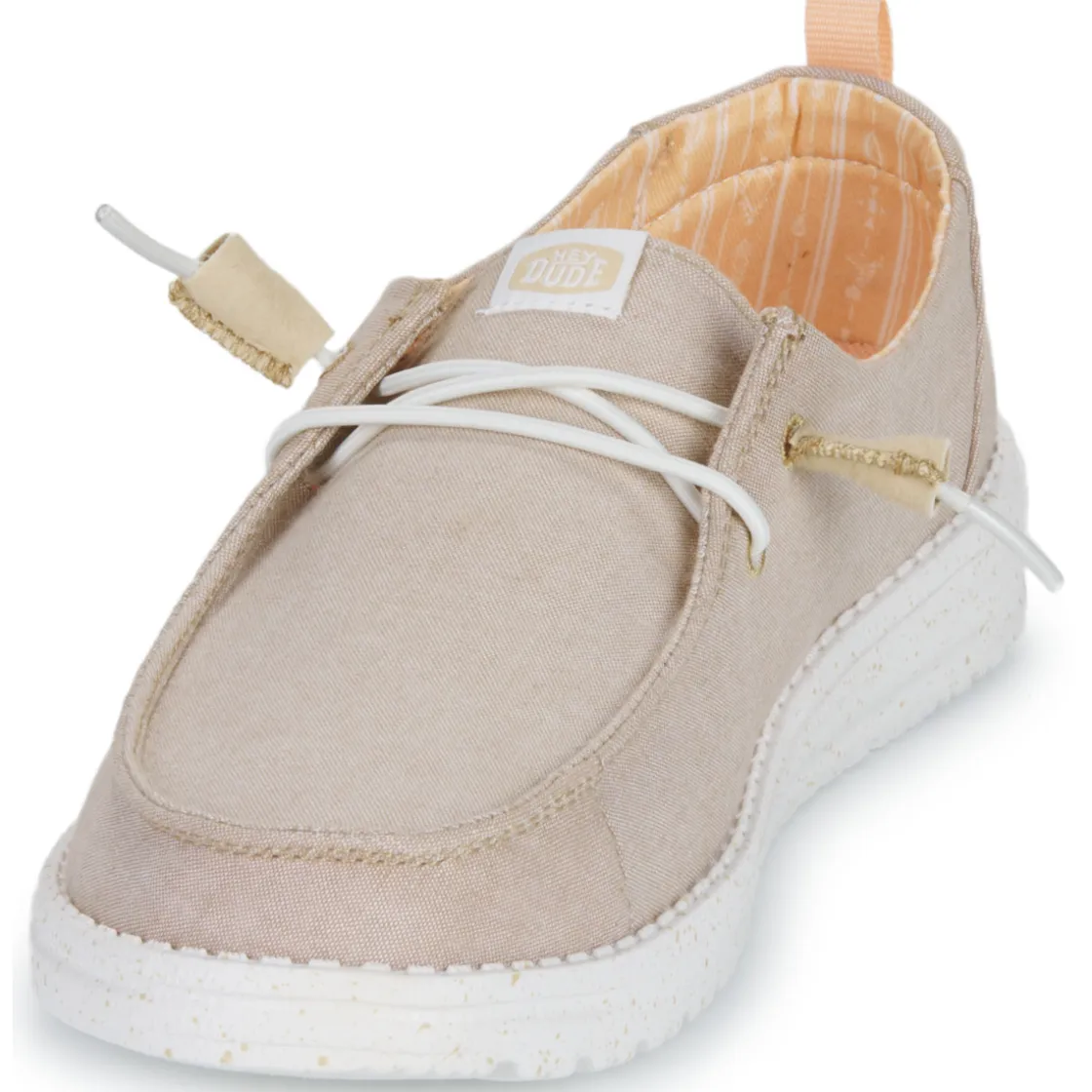 HEYDUDE Slip Ons^- Wendy Chambray