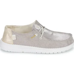 HEYDUDE - Wendy Metallic Sparkle< Slip Ons