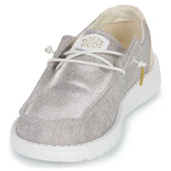 HEYDUDE - Wendy Metallic Sparkle< Slip Ons