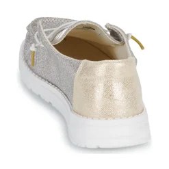 HEYDUDE - Wendy Metallic Sparkle< Slip Ons