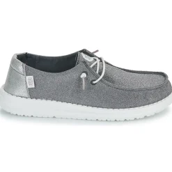 HEYDUDE Slip Ons^- Wendy Metallic Sparkle