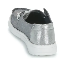 HEYDUDE Slip Ons^- Wendy Metallic Sparkle