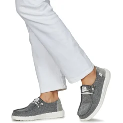 HEYDUDE Slip Ons^- Wendy Metallic Sparkle