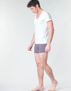 Hom - SUP' COTTON TSHIRT COL V PROFOND< T-shirts & Polos