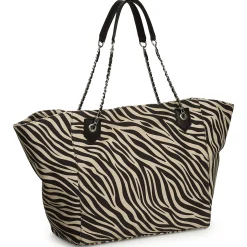Ikks Sacs À Main^- 1440 CABAS XL TOILE ZEBRE
