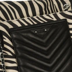 Ikks Sacs À Main^- 1440 CABAS XL TOILE ZEBRE