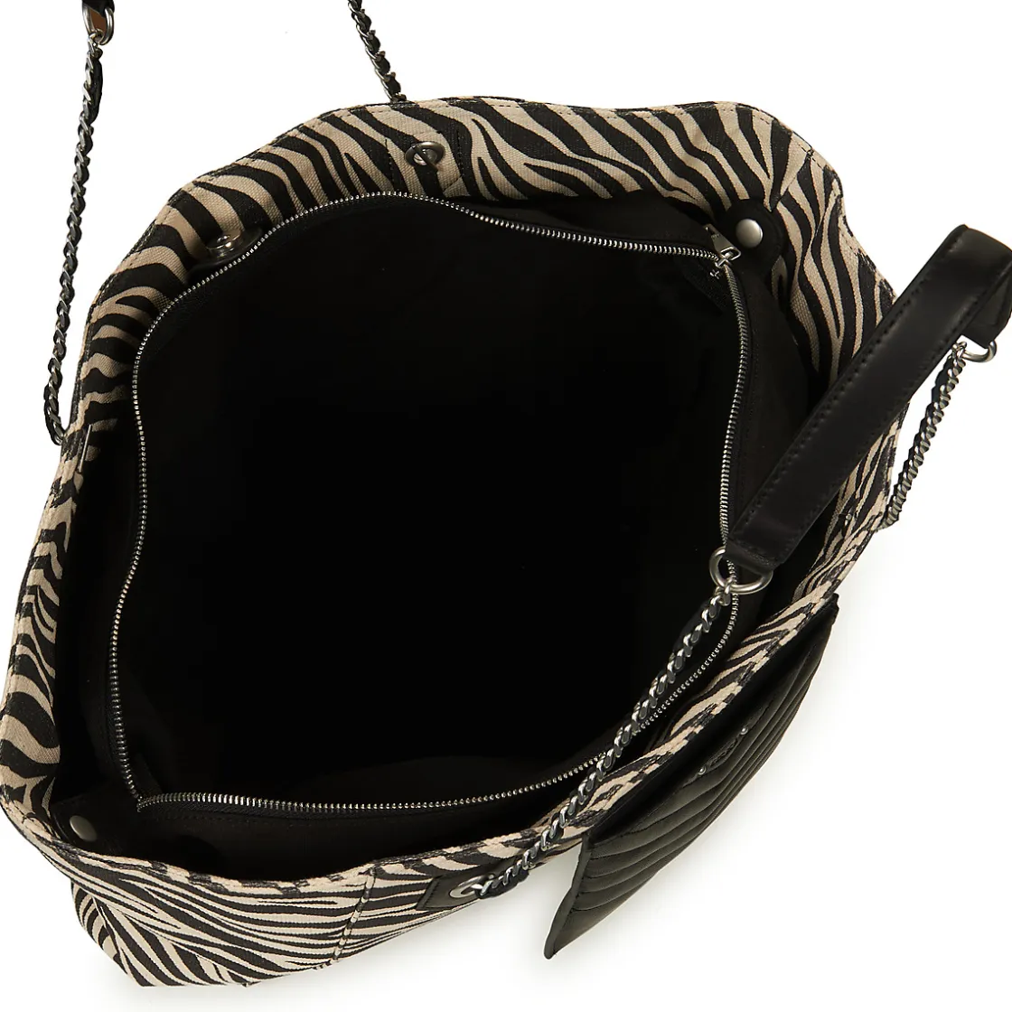 Ikks Sacs À Main^- 1440 CABAS XL TOILE ZEBRE