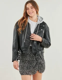 Ikks Vestes^- PERF CUIR CAP