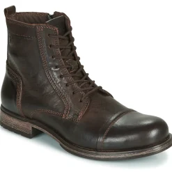 Jack & Jones - JFW RUSSEL LEATHER Marron Online